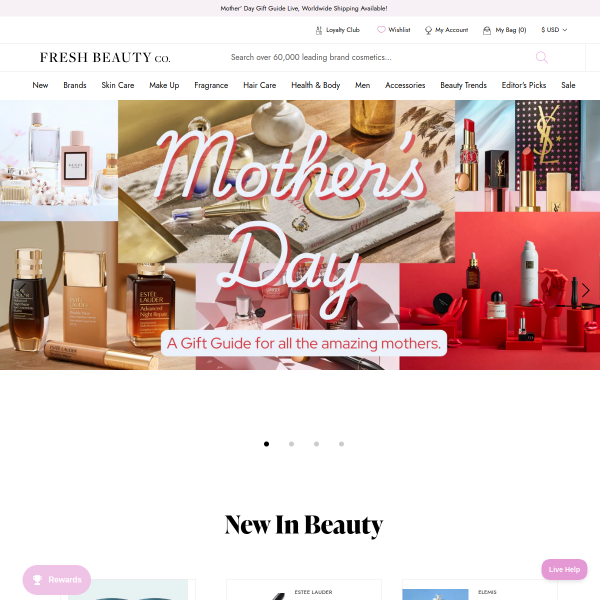 freshbeautyco website
