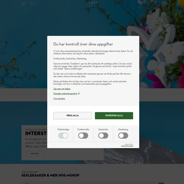 mshop.se website