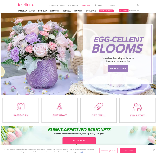 Teleflora website