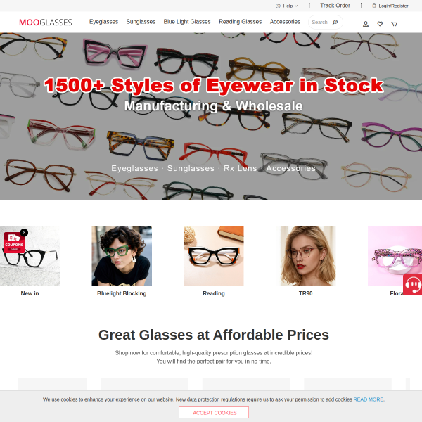mooglasses.com website