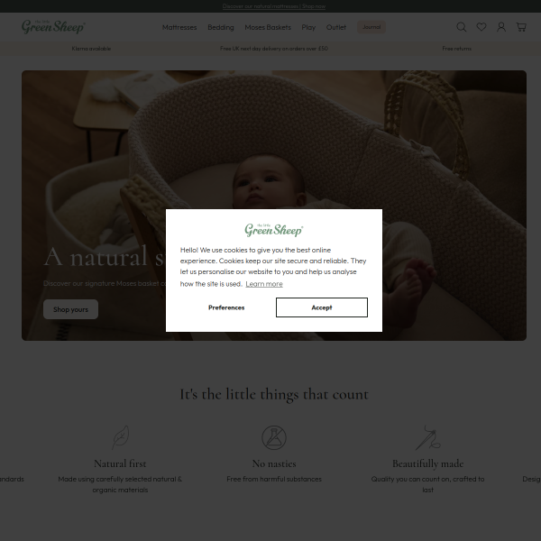 thelittlegreensheep.co.uk website