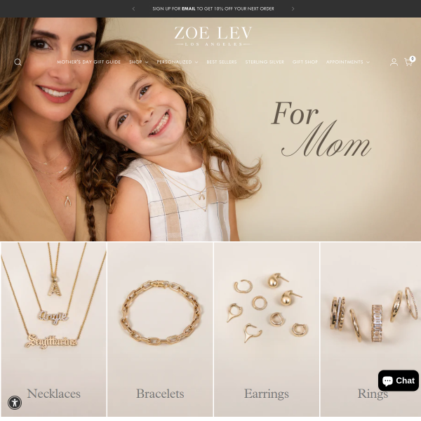 Zoe Lev website
