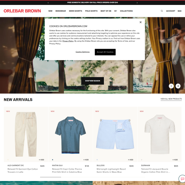 orlebarbrown website