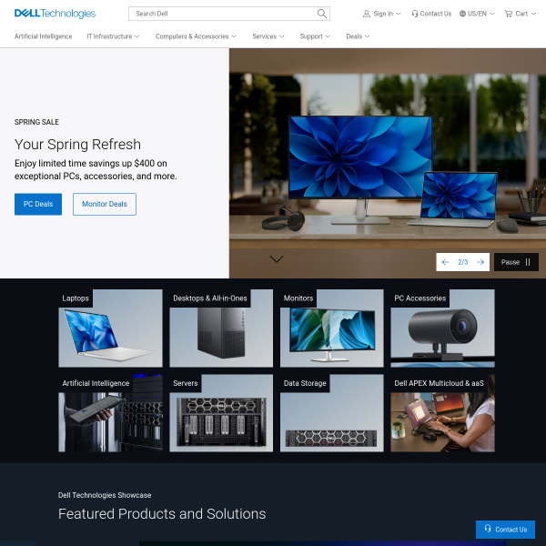 Dell website