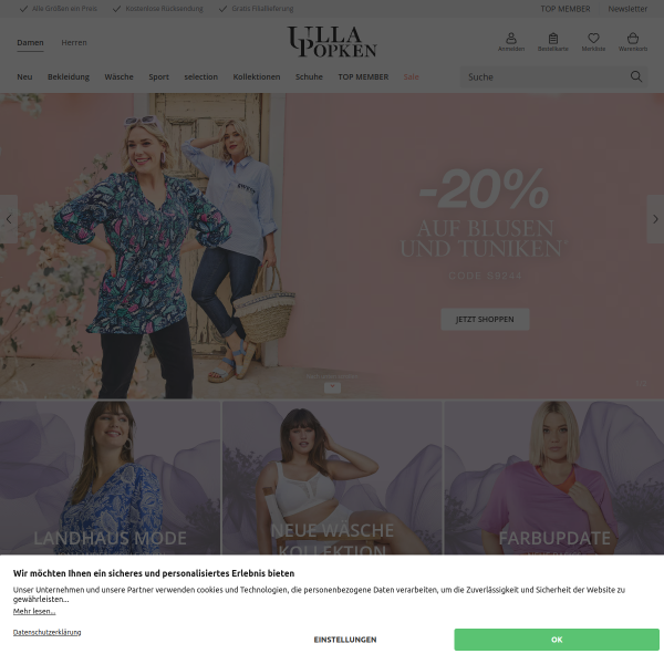ullapopken.de website