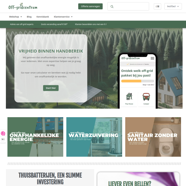 offgridcentrum.nl website