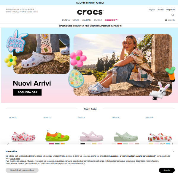 crocsitalia.it website