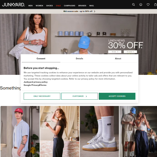 junkyard.dk website