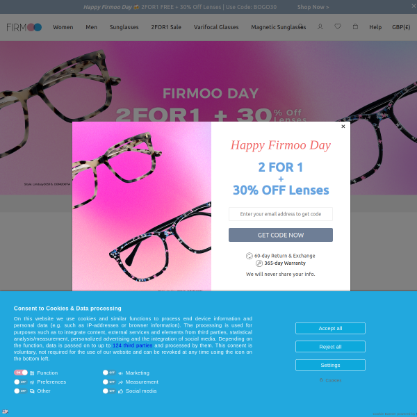 firmoo.co.uk website