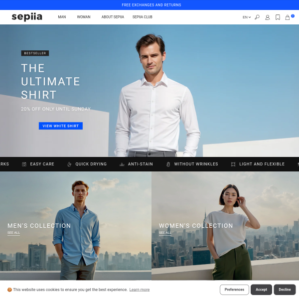 sepiia.com website