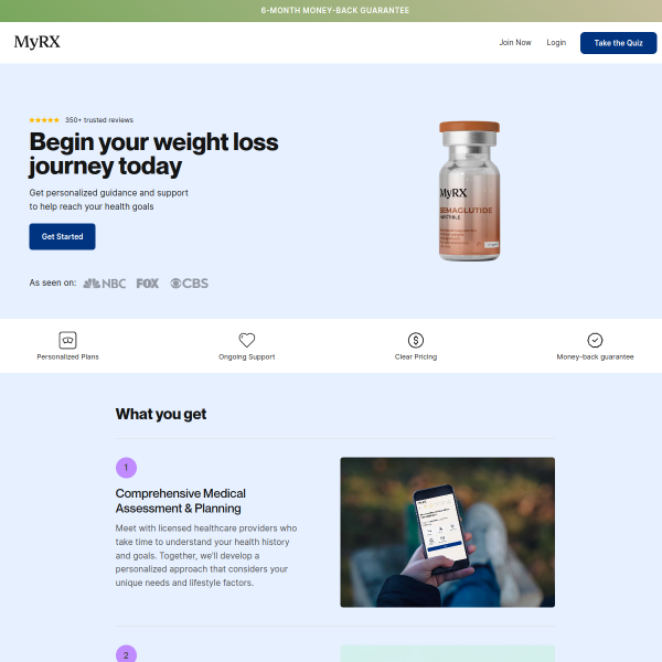 myrx.clinic website