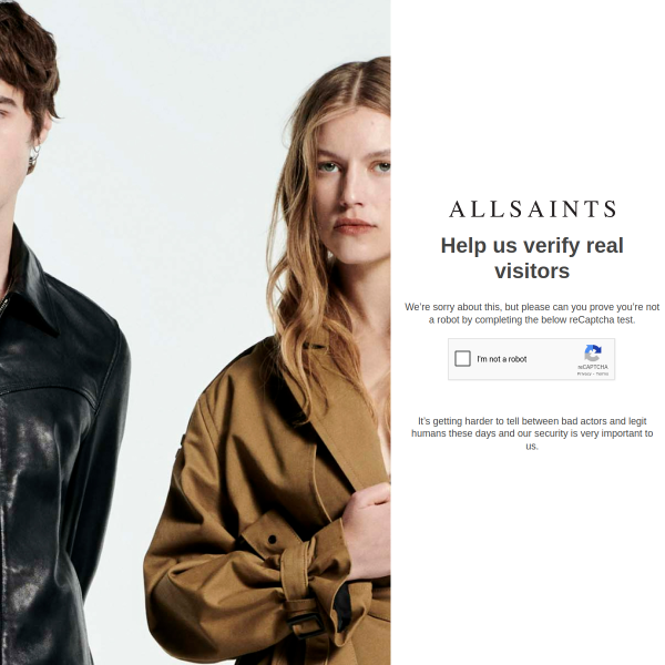 Allsaints website