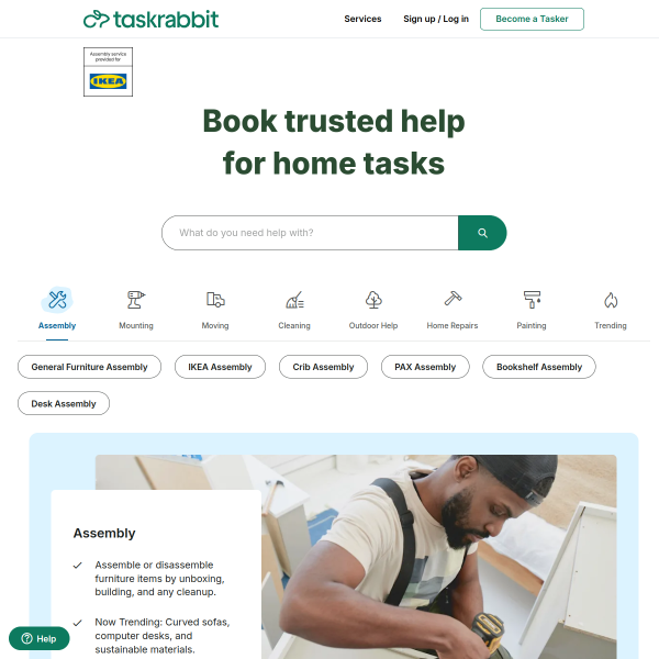 TaskRabbit website