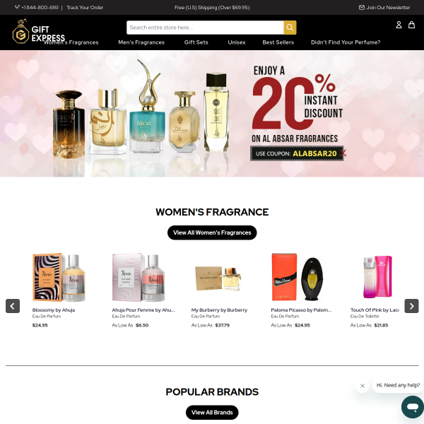 Giftexpress website