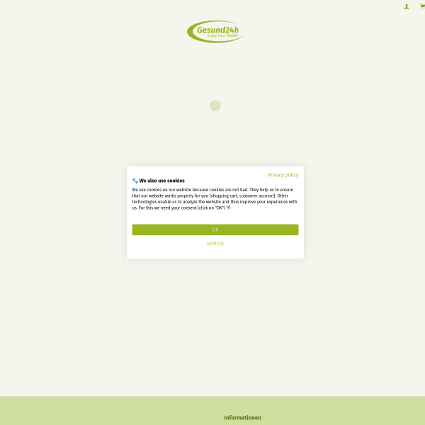 gesund24h.de website