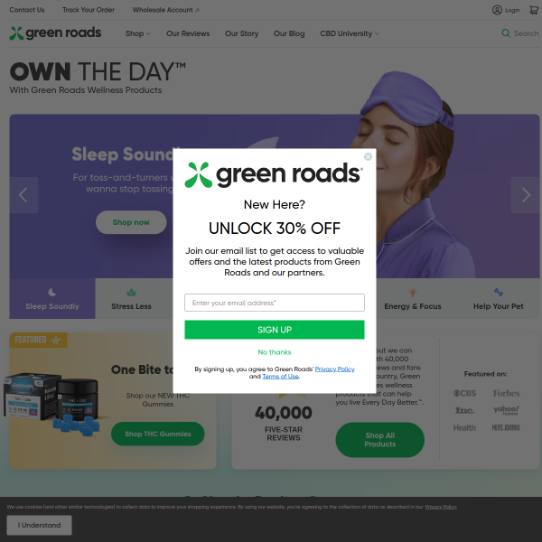 greenroads.com website