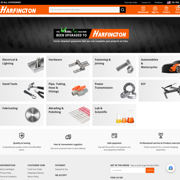 harfington.com website