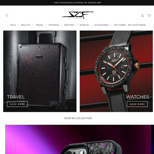 Simply Carbon Fiber website