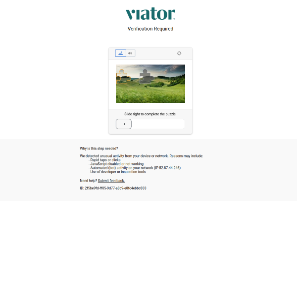 Viator website