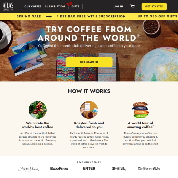 atlascoffeeclub.com website