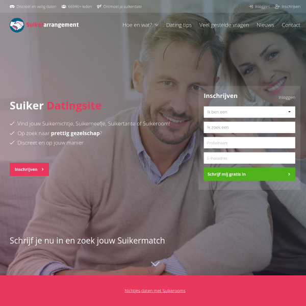 suikerarrangement.nl website