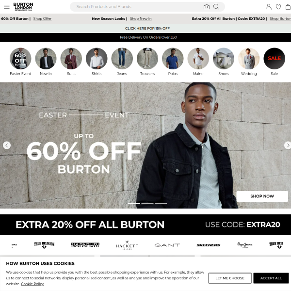 Burton website