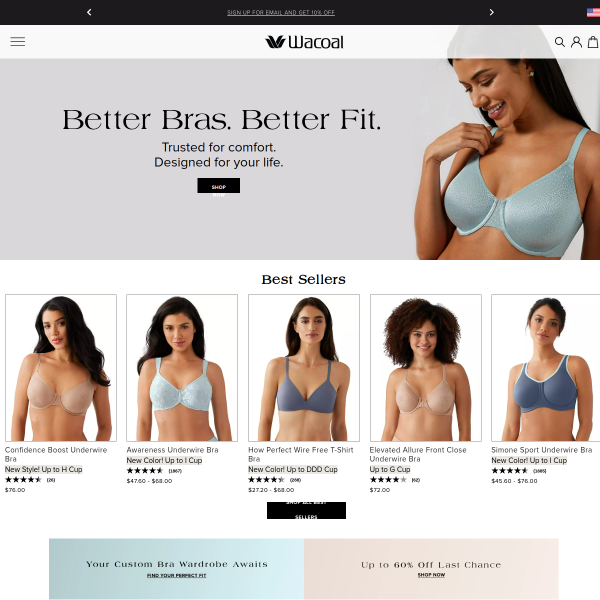 Wacoal website