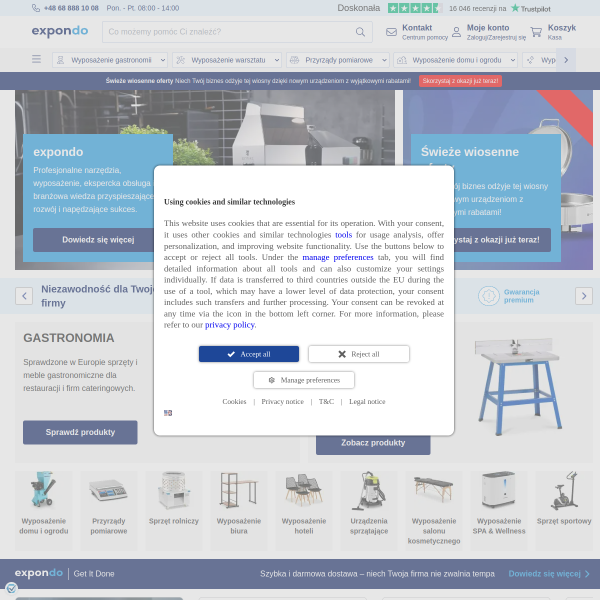 expondo.pl website