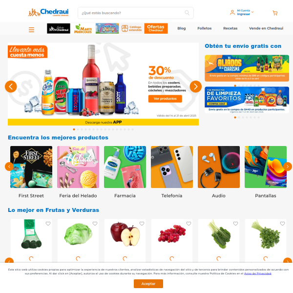 chedraui.com.mx website