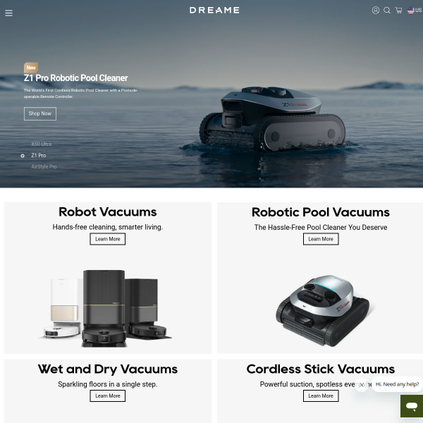 dreametech.com website