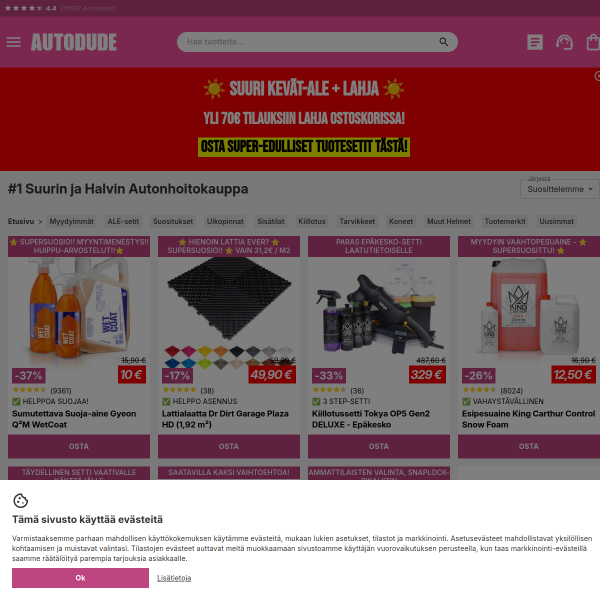 autodude.fi website