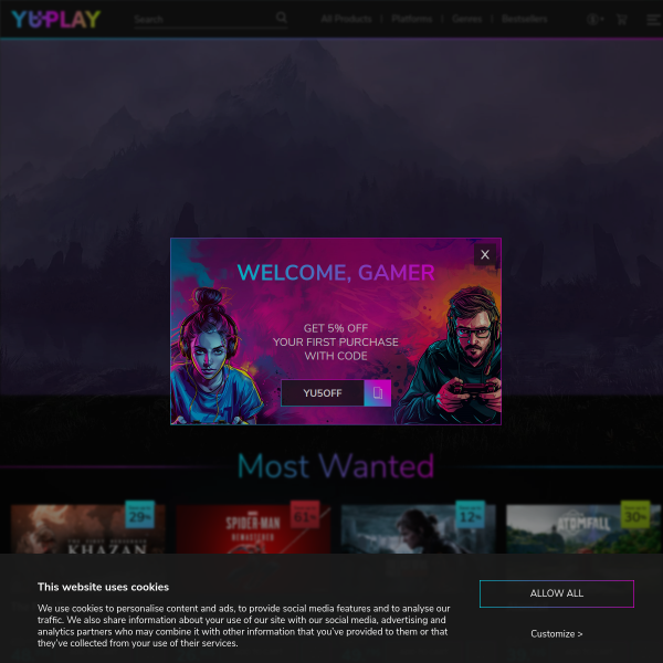 yuplay.com website