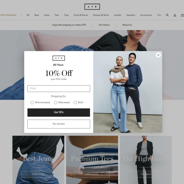 ayr.com website