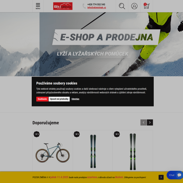 skimishak.cz website