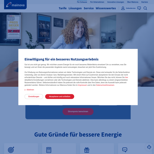 mainova.de website