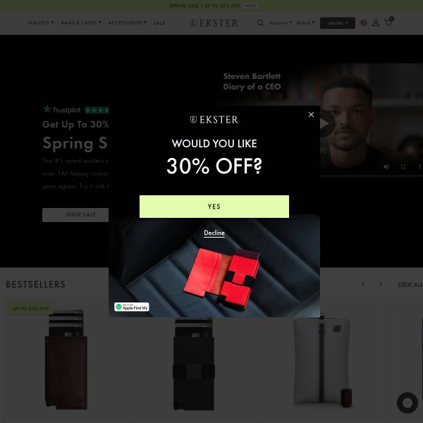 Ekster website