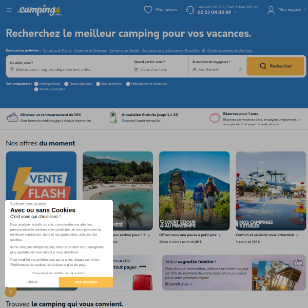 campings.com website