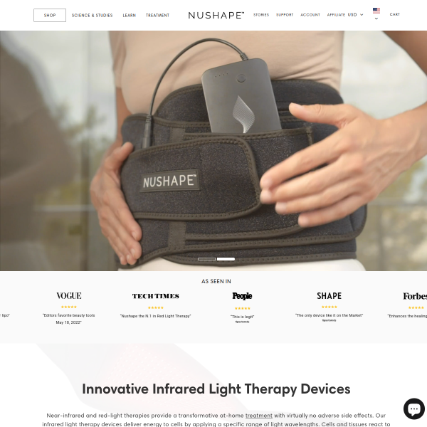 nushape.com website