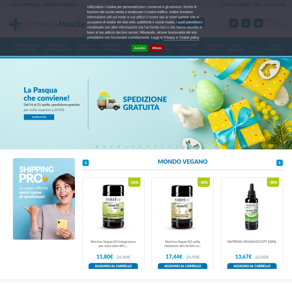 farmaciamascia.it website
