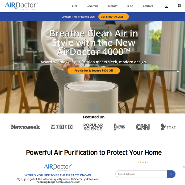 airdoctorpro.com website