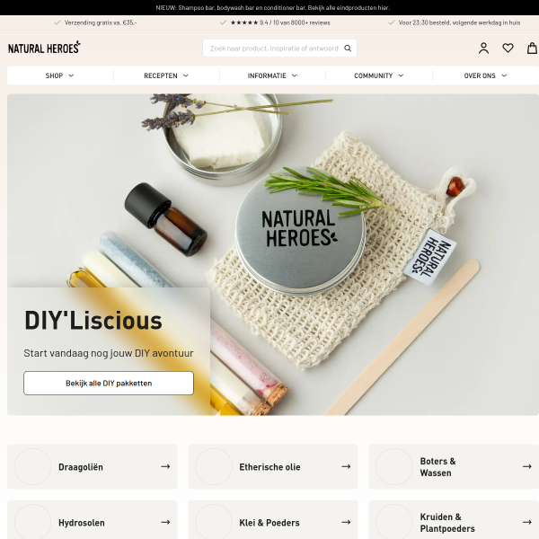 naturalheroes.nl website