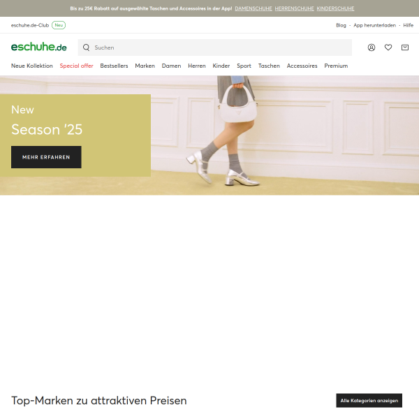 eschuhe.de website