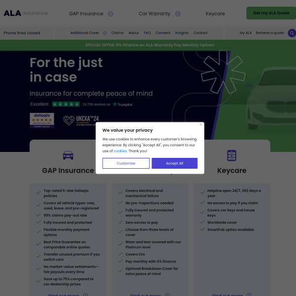 ala.co.uk website