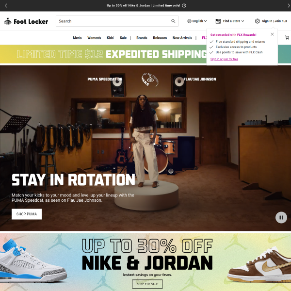 Foot Locker Canada website