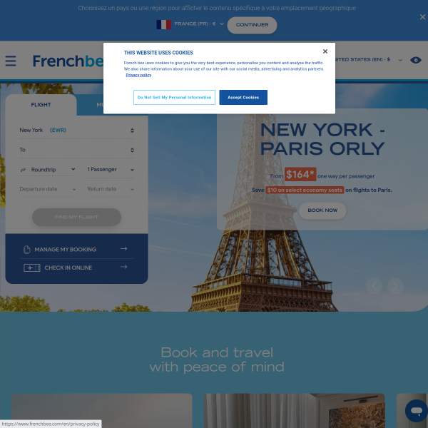 us.frenchbee.com website
