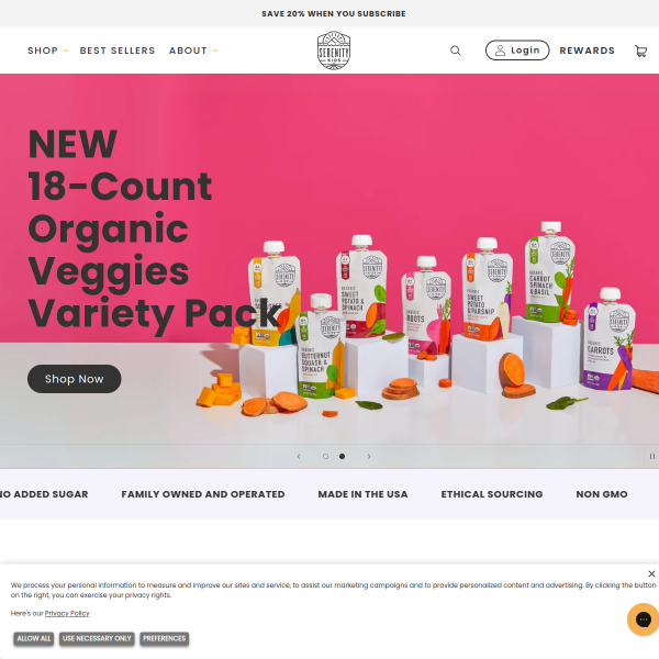 myserenitykids.com website