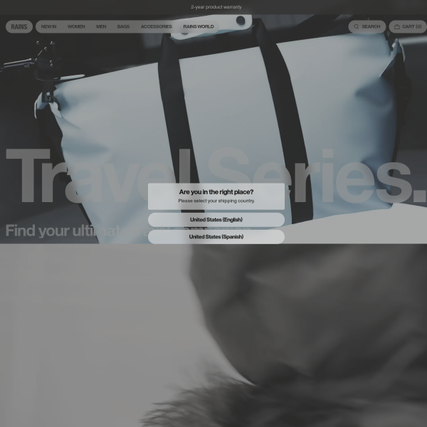us.rains.com website