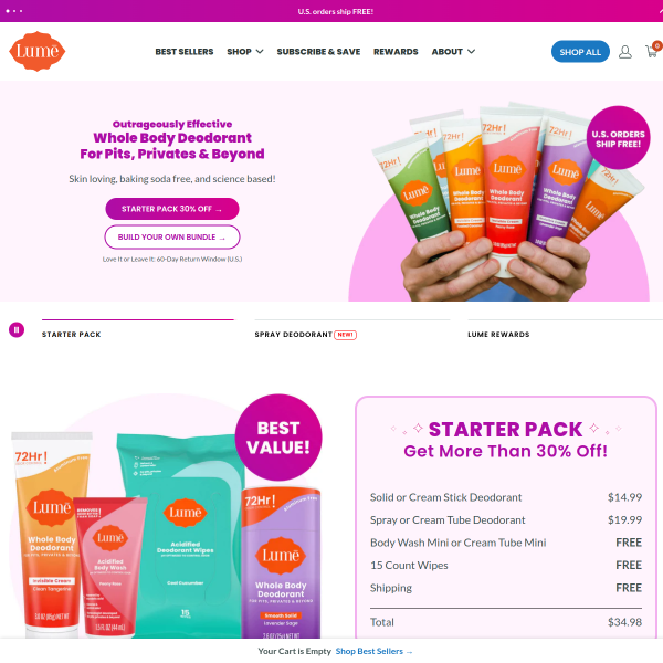 lumedeodorant website