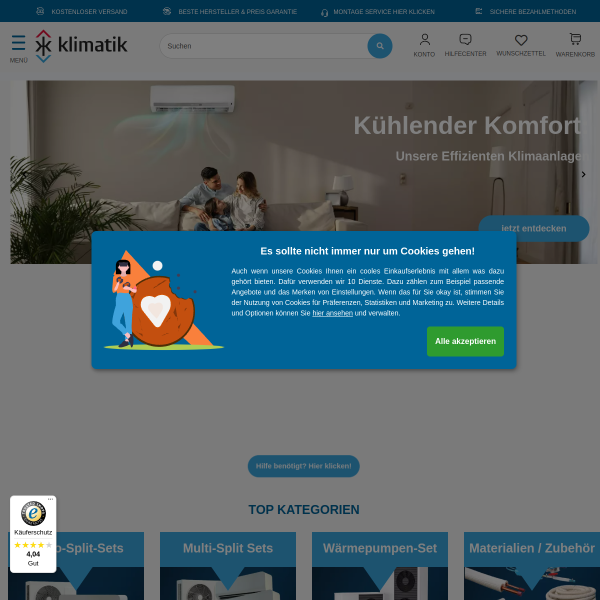 klimatik.de website