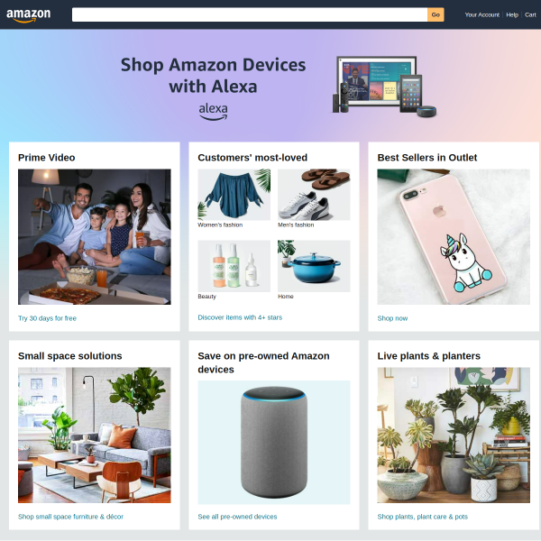 Amazon website
